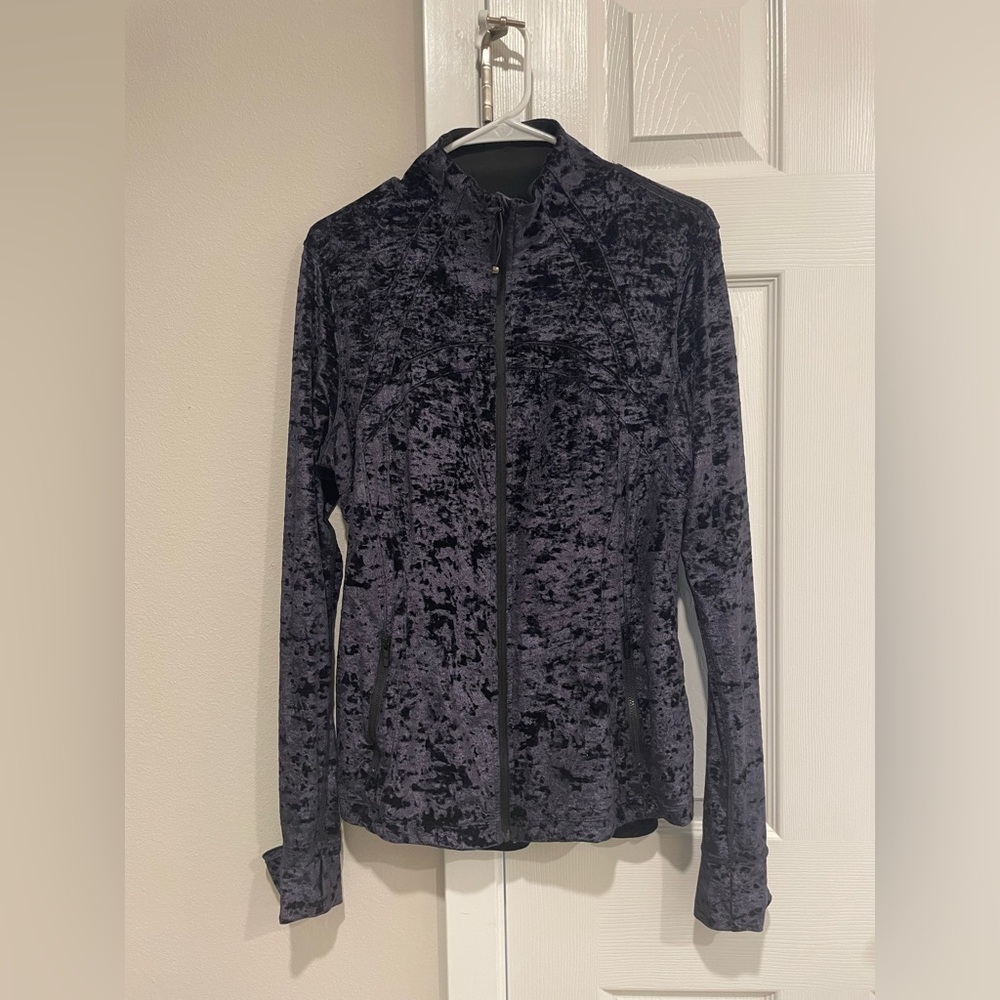 Lululemon Define Black Velvet Jacket 16